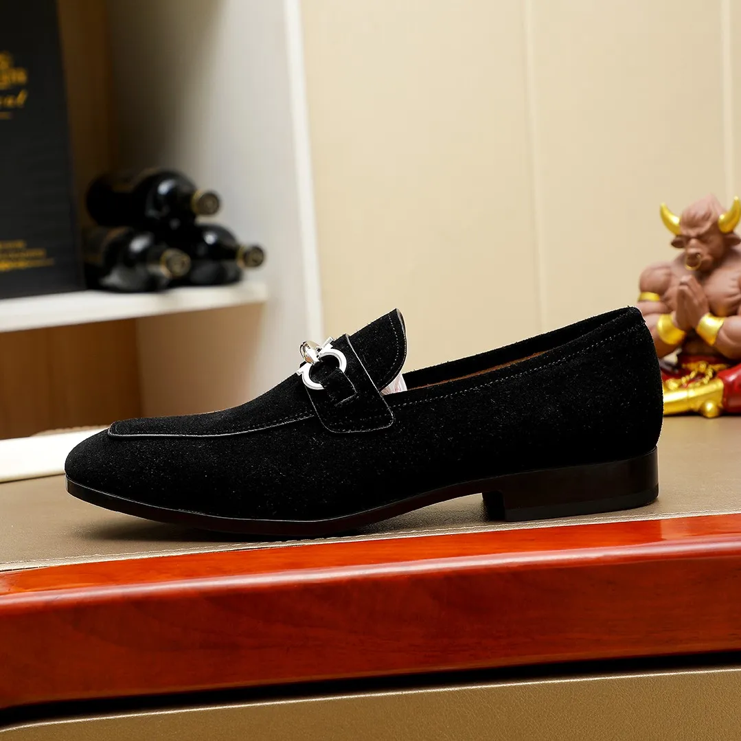 Men's shoes 💰600 🕷🕷🐂【Ferragamo】 Popular fashionable casual shoes🇨🇳Official website counter 1:1 production, original mold opening💯Good quality can be seen, imported high-end first-layer pebbled calfskin, water-dyed🐂leather lining🌿very clear texture, high-quality waterproof, non-slip and wear-resistant outsole🎋high quality and low price, truly handmade🍓, 7 colors available! Code number 38-44 (45. To be customized)